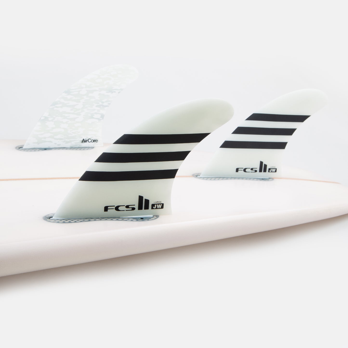 FCS II Julian Wilson PC AirCore Tri Fins black / white